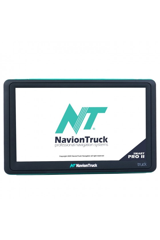 GPS pour Camion Professionnel - Pack Navion X7 Truck PRO Smart + Visière + Housse + Verre Trempé