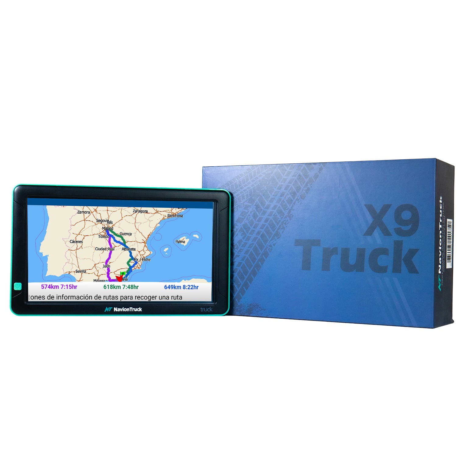 GPS Camion - X9 SMART avec Caméra Routière et Mises à Jour Gratuites