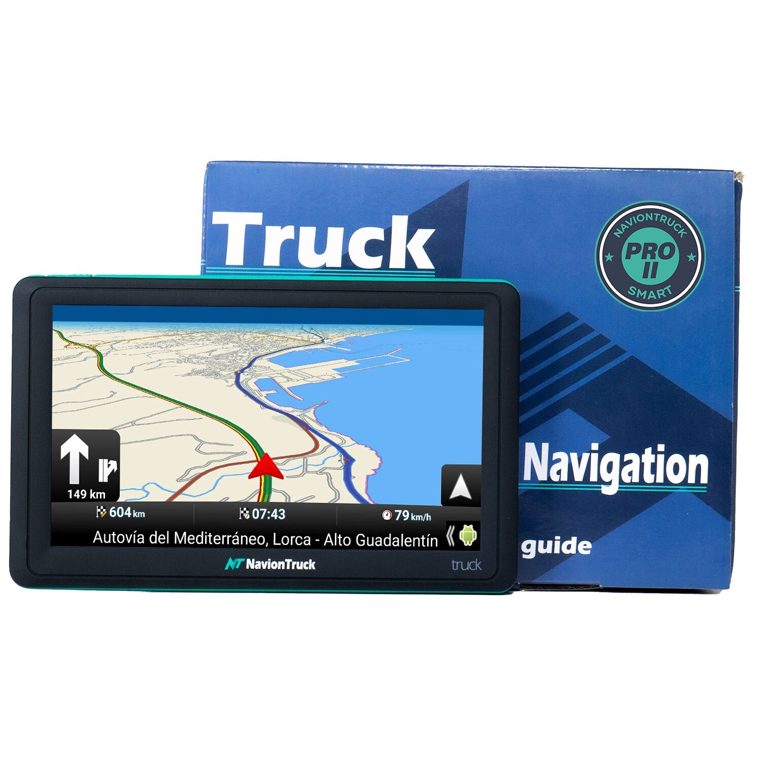 GPS Camion - X7 SMART avec Mises à Jour Gratuites des Cartes