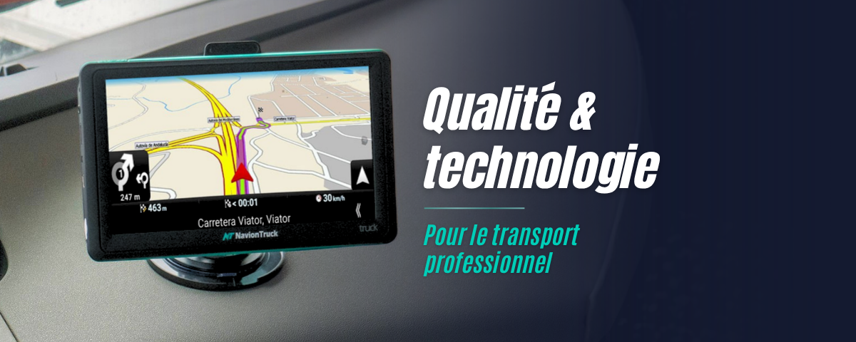 GPS Professionnel pour Poids Lourds - NavionTruck